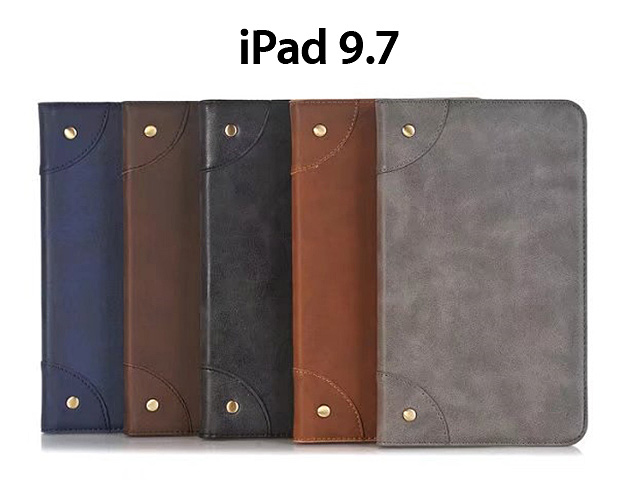 iPad 9.7 Retro Leather Book Case