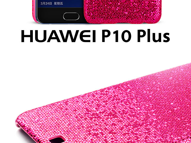 Huawei P10 Plus Glitter Plastic Hard Case