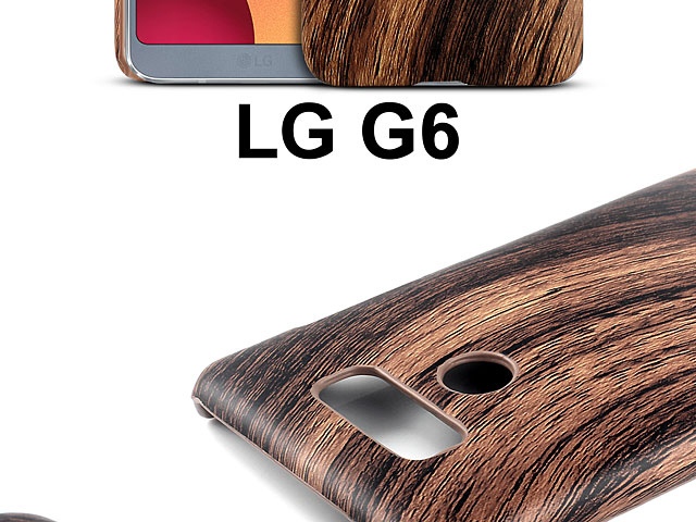 LG G6 Woody Patterned Back Case