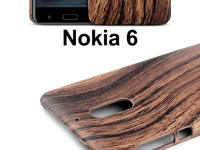 Nokia 6 Woody Patterned Back Case