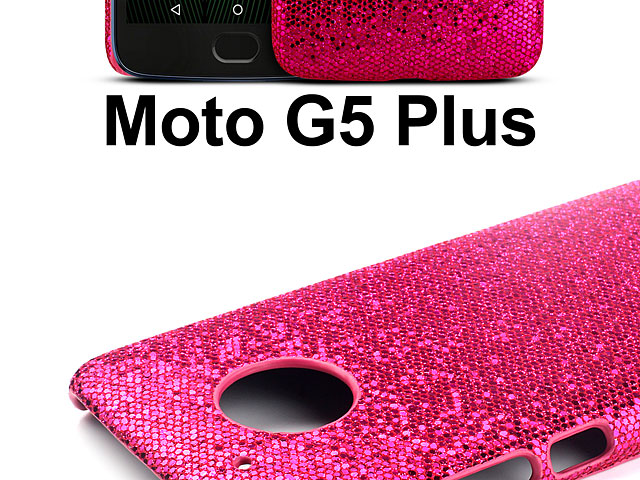 Motorola Moto G5 Plus Glitter Plastic Hard Case