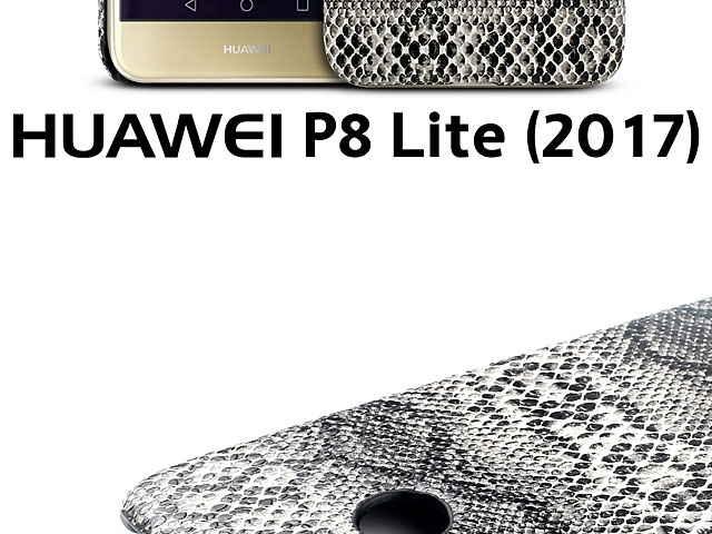 Huawei P8 Lite (2017) Faux Snake Skin Back Case