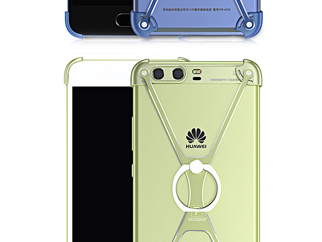 Huawei P10 Metal X Bumper Case with Finger Ring