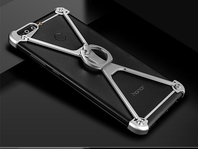 Huawei Honor 8 Pro / V9 Metal X Bumper Case with Finger Ring