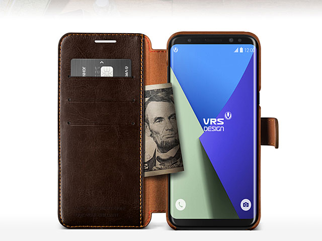 Verus Dandy Layered Leather Case for Samsung Galaxy S8+