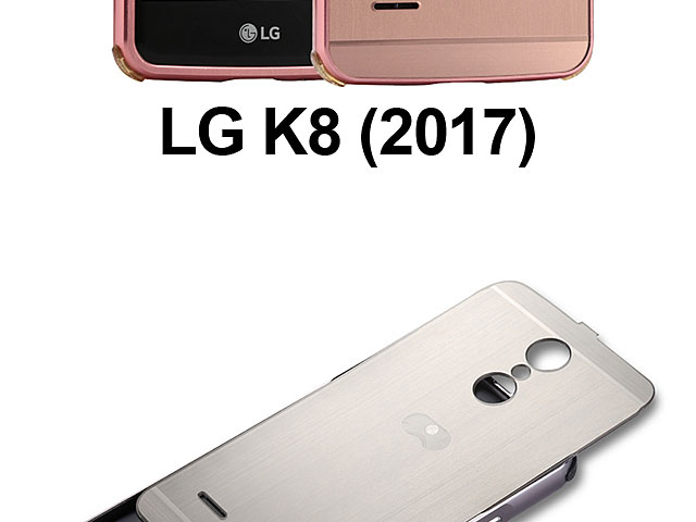 LG K8 (2017) Metallic Bumper Back Case