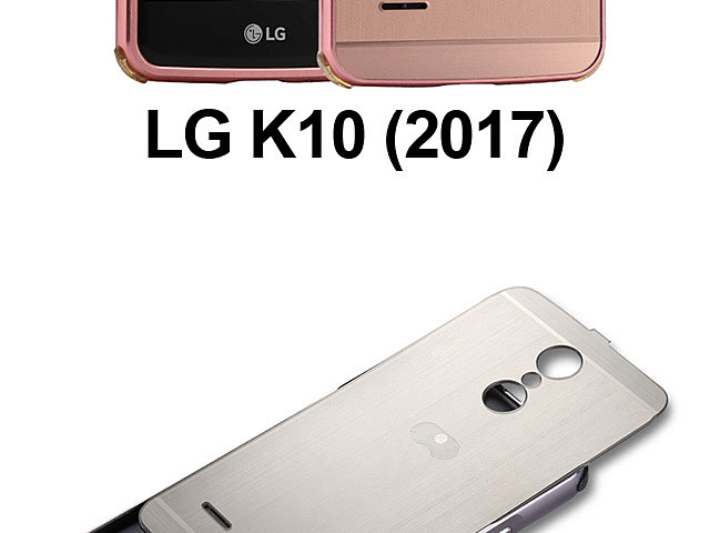 LG K10 (2017) Metallic Bumper Back Case