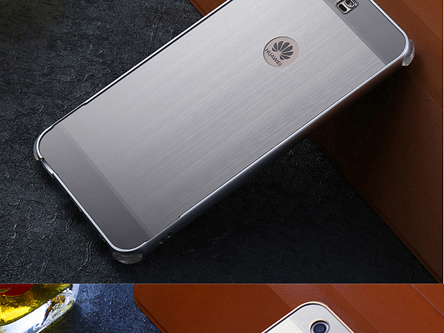 Huawei P10 Plus Metallic Bumper Back Case