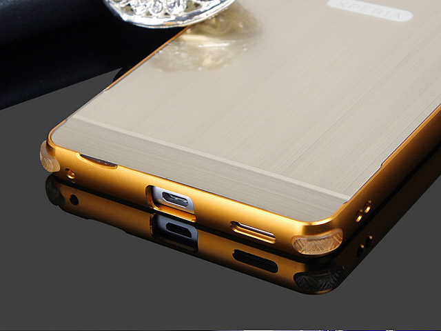 Sony Xperia XA1 Metallic Bumper Back Case