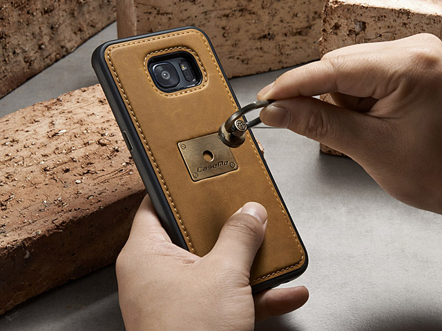 Samsung Galaxy S7 edge Detachable Finger Ring Back Case