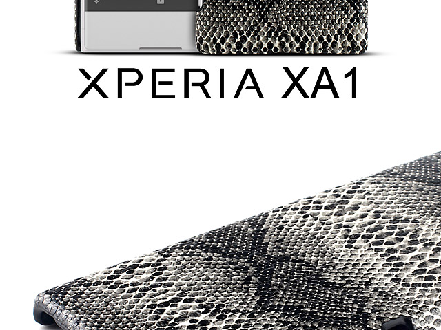 Sony Xperia XA1 Faux Snake Skin Back Case