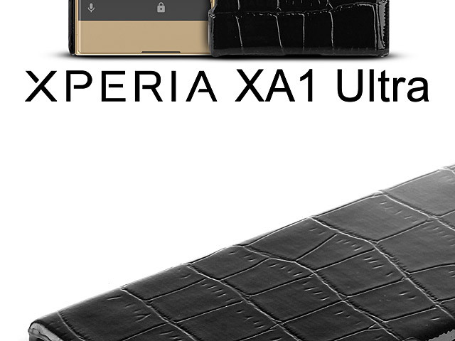 Sony Xperia XA1 Ultra Crocodile Leather Back Case