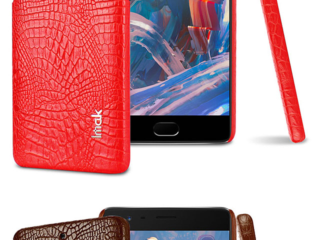 Imak Crocodile Leather Back Case for OnePlus 3 / 3T