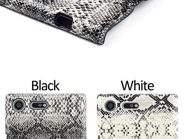 Sony Xperia XZ Premium Faux Snake Skin Back Case