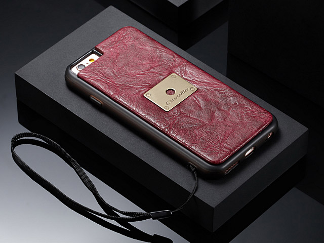 iPhone 6 Plus / 6s Plus Coarse Crack Wallet Flip Leather Case