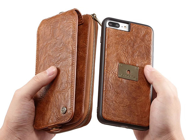 iPhone 7 Plus Coarse Crack Wallet Flip Leather Case