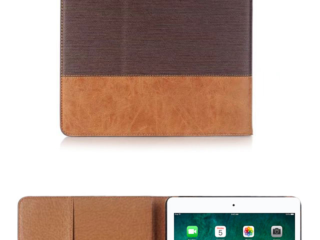 iPad Pro 12.9 (2017) with A10X Fusion Two-Tone Leather Flip Case