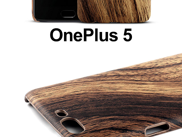 OnePlus 5 Woody Patterned Back Case