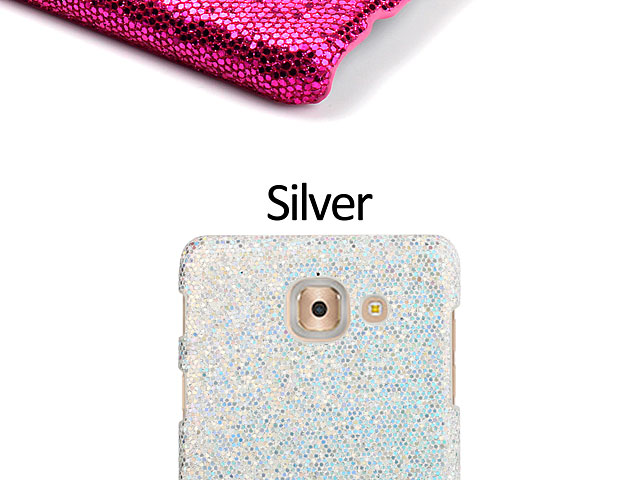 Samsung Galaxy J7 Max Glitter Plastic Hard Case