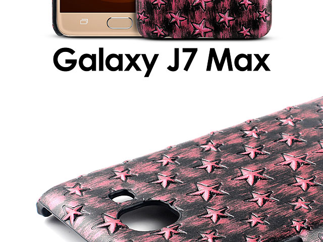 Samsung Galaxy J7 Max Embossed Star Back Case