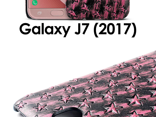 Samsung Galaxy J7 (2017) J7300 Embossed Star Back Case