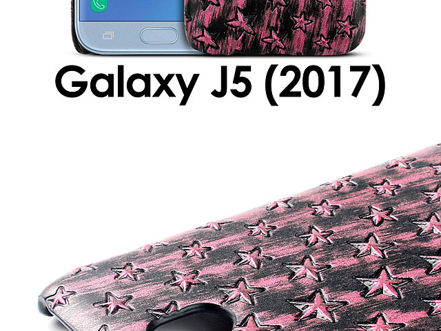 Samsung Galaxy J5 (2017) J5300 Embossed Star Back Case
