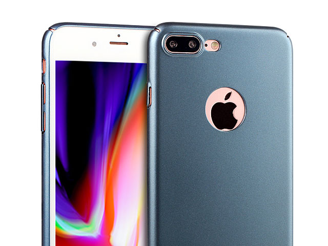 iPhone 8 Plus Ultra-Thin Metallic Plastic Back Case