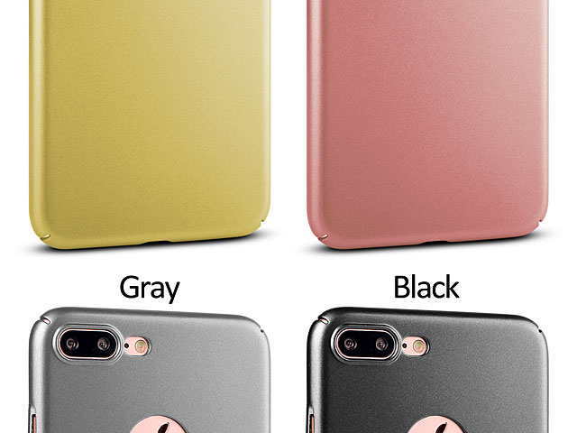 iPhone 8 Plus Ultra-Thin Metallic Plastic Back Case