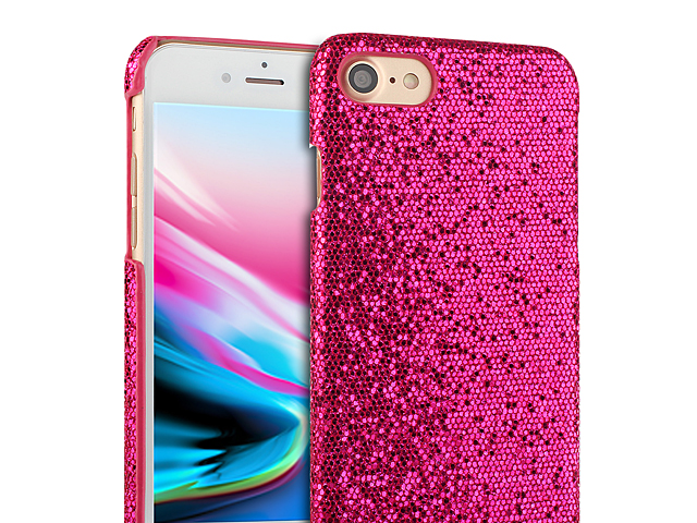 iPhone 8 Glitter Plastic Hard Case