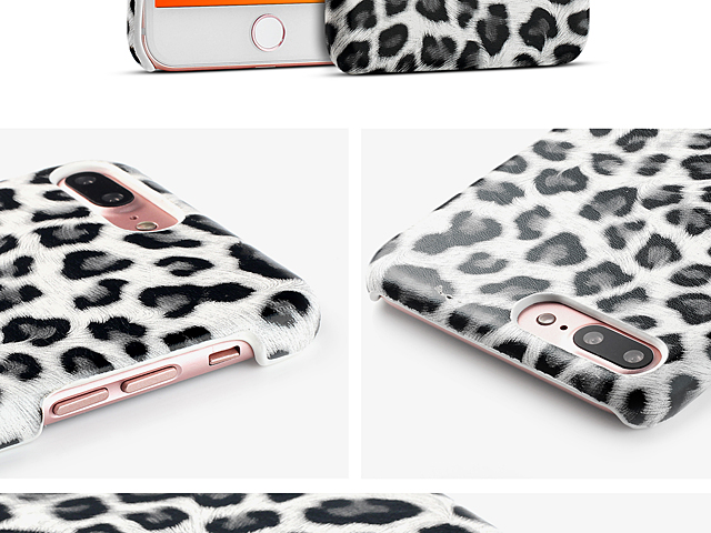 iPhone 8 Plus Leopard Stripe Back Case