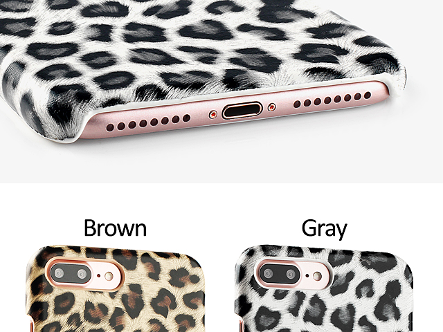 iPhone 8 Plus Leopard Stripe Back Case