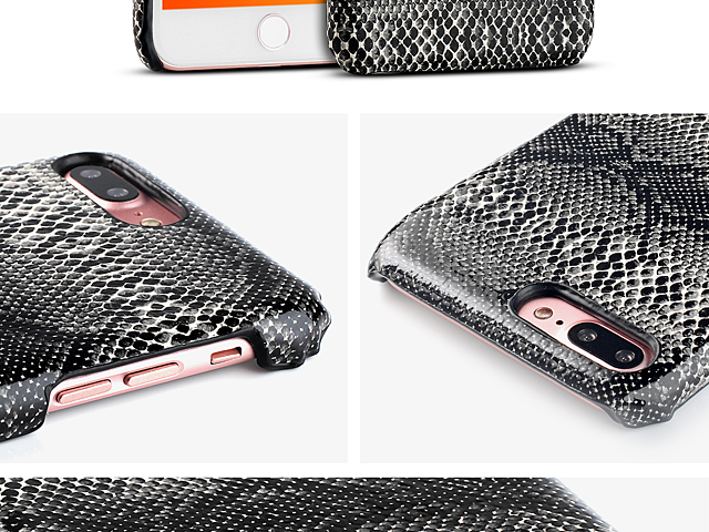 iPhone 8 Plus Faux Snake Skin Back Case