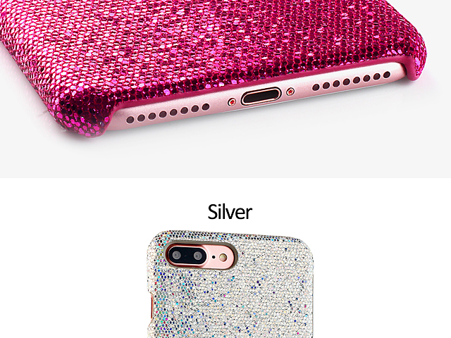 iPhone 8 Plus Glitter Plastic Hard Case