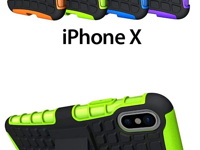 iPhone X Rugged Case with Stand