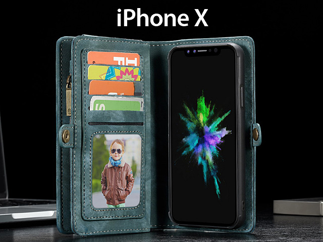 iPhone X Diary Wallet Folio Case