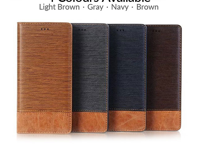 Samsung Galaxy Note8 Two-Tone Leather Flip Case