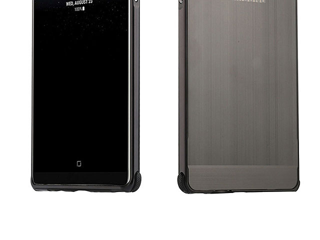 Samsung Note8 Metallic Bumper Back Case