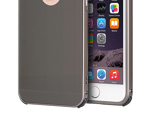 iPhone 8 Metallic Bumper Back Case