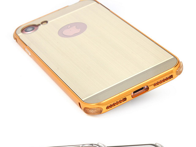 iPhone 8 Metallic Bumper Back Case