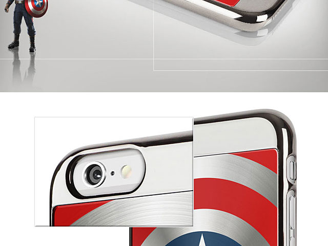MARVEL Captain America Shield Case for iPhone 8 Plus