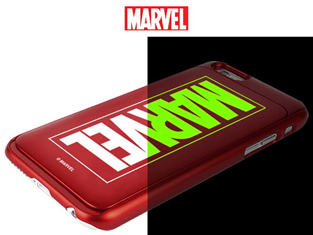 MARVEL Logo i-Slide Glow Case for iPhone 8 Plus