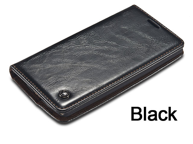 iPhone 8 Plus Magnetic Flip Leather Wallet Case