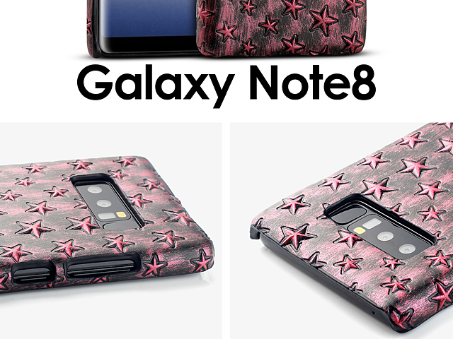 Samsung Galaxy Note8 Embossed Star Back Case