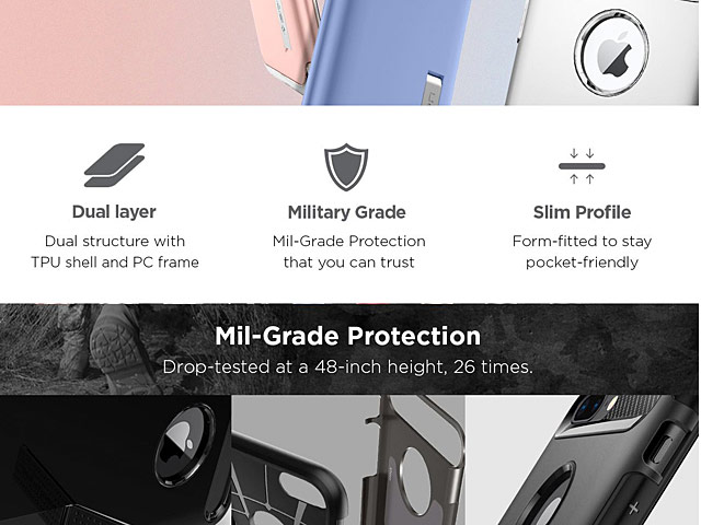 Spigen Slim Armor Case for iPhone 7 Plus / 8 Plus