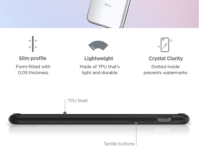 Spigen Liquid Crystal Case for iPhone 7 Plus / 8 Plus