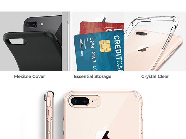 Spigen Liquid Crystal Case for iPhone 7 Plus / 8 Plus