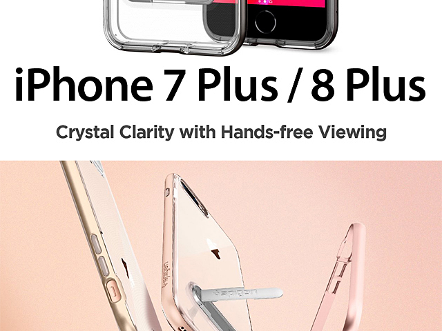 Spigen Crystal Hybrid Case for iPhone 7 Plus / 8 Plus