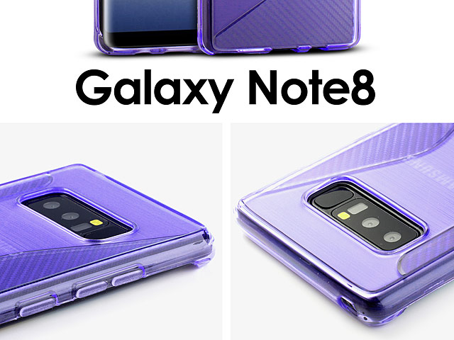 Samsung Galaxy Note8 Wave Plastic Back Case