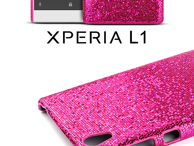 Sony Xperia L1 Glitter Plastic Hard Case