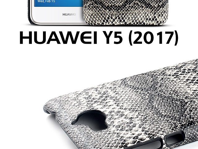 Huawei Y5 (2017) Faux Snake Skin Back Case